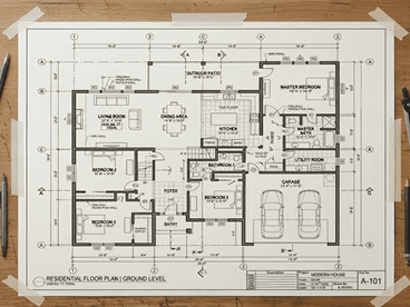 Building Plan Drawing 1